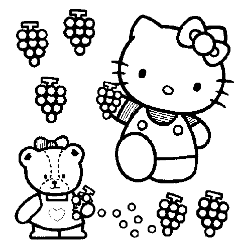 Hello Kitty kolorowanki